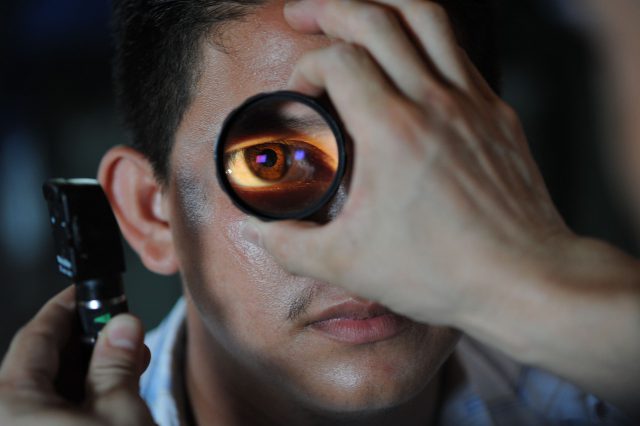 W gabinecie optometrycznym